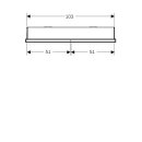 Geberit 505804007 ONE SPS, Comf.Light, 2 T&uuml;ren, UP-Mont