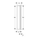 Geberit 505825007 ONE SPS, Nische u.Comf.Light, 2 T&uuml;ren