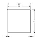 Geberit 505843003 ONE Abdeckrahmen f&uuml;r Spiegelschrank