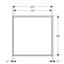 Geberit 505845003 ONE Abdeckrahmen f&uuml;r Spiegelschrank