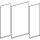 Geberit 595199000 Ensemble portes pour Option Plus (3 pcs.)