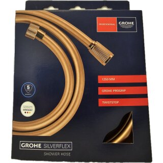 GROHE 28362DA1 Brauseschlauch Silverflex TwistStop 28362_1 1250mm warm sunset