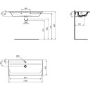 Ideal Standard e0274ma Meuble lavabo connect air, 1 Hl..,