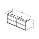 Ideal Standard e0824eq MDWT cabinet de base connecter...