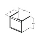 IDEAL STANDARD E0844EQ WT-USchrank Connect Air Cube, 1Ausz.,