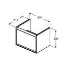 IDEAL STANDARD E0846KN WT-USchrank Connect Air Cube, 1Ausz.,