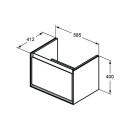 IDEAL STANDARD E0847B2 WT-USchrank Connect Air Cube, 1Ausz.,