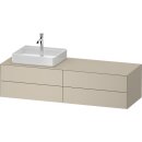 DURAVIT WT4867L60600010 Konsolen-WTU wh White Tulip...