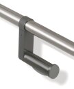 HEWI toilet roll holder, Series 805, For retrofitting anthracite grey