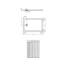 IDEAL STANDARD K8221FV Rechteck-Brausewanne Ultra Flat S,