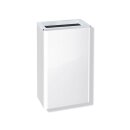 HEWI waste paper bin, stainless steel, white coated, 25...