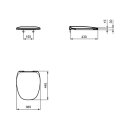 Ideal Standard t290267 Amortisseur dea, f. Si&egrave;ge WC Softclosing