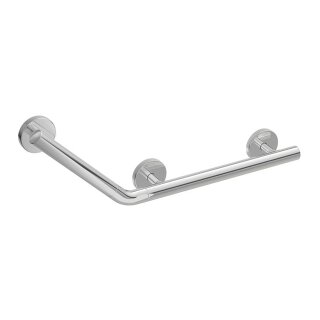 HEWI angled handle, 135 degree bend, Dia 33 mm, plastic, chrome-look coated