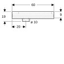 Geberit 208580000 Publica Hock-WC, 45x60cm