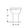 Geberit 218511600 Renova Comfort Stand-WC Rondelle plate