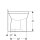 Geberit 218511600 Renova Comfort Stand-WC Rondelle plate