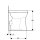 Geberit 218520600 Renova Comfort Stand-WC Rondelle plate