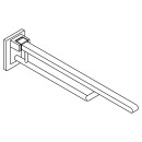 HEWI FSR Duo, length 850 mm, Sq, W40 mm, H30 mm, chrome-plated
