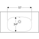 Geberit 50062424012 Acanto Lavabo avec lavabo, 90x48cm