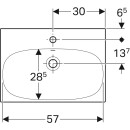 Geberit 50063131012 Acanto wt, vendu par. Projection,...