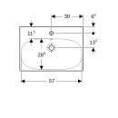 Geberit 500631012 Acanto WT, verk. Ausladung, 60x42cm