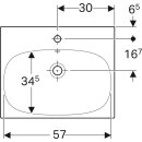 Geberit 500620018 Acanto Waschtisch, 60x48cm