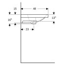 Keramag 500624018 Acanto Waschtisch, 900x480mm