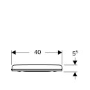 Geberit 572830000 Renova Comfort WC-Sitz, barrierefrei