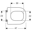 Geberit 57284000000 Anneau de si&egrave;ge WC Renova Comfort pour WC