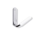 HEWI grab rail with plate, left, LifeSystem signal white