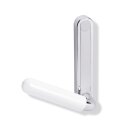 HEWI grab rail with plate, right, LifeSystem signal white