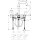 AXOR 39136340 3-Loch Waschtischarmatur Axor