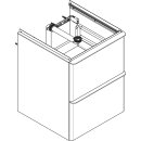 HANSGROHE 54021000 Waschtischunterschrank Xelu Q