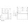 HANSGROHE 54058700 Waschtischunterschrank Xelu Q
