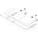 HANSGROHE 54112910 Konsole Xelu Q 1560x540 mm
