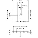 HANSGROHE 54114050 Konsole Xelu Q 980x540 mm