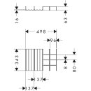 HANSGROHE 54153230 Schubkasteninneinteilung Set 340