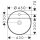HANSGROHE 60159450 Einbauwaschtich Xuniva S