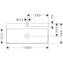 HANSGROHE 61036450 Waschtisch Xelu Q 1000x480mm