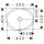 HANSGROHE 61048450 Unterbauwaschtisch Xuniva D