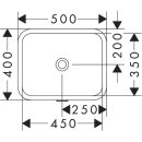 HANSGROHE 61052450 Unterbauwaschtisch Xuniva Q