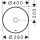 HANSGROHE 61054450 Einbauwaschtich Xuniva S