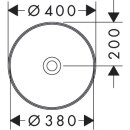 HANSGROHE 61071450 Aufsatzwaschtisch Xuniva S