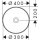 HANSGROHE 61071450 Aufsatzwaschtisch Xuniva S