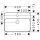HANSGROHE 61082450 Aufsatzwaschtisch Xuniva Q