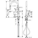 HANSGROHE 72842670 Sp&uuml;ltischmischer 210 Talis M54 Eco