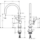 HANSGROHE 72843670 Sp&uuml;ltischmischer 220 Talis M54 Eco