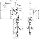 HANSGROHE 72859670 Sp&uuml;ltischmischer 270 Talis M54