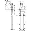 HANSGROHE 73823000 Sp&uuml;ltischmischer 220 Metris M71 Eco