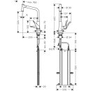 HANSGROHE 73824000 Sp&uuml;ltischmischer 320 Metris M71 Eco